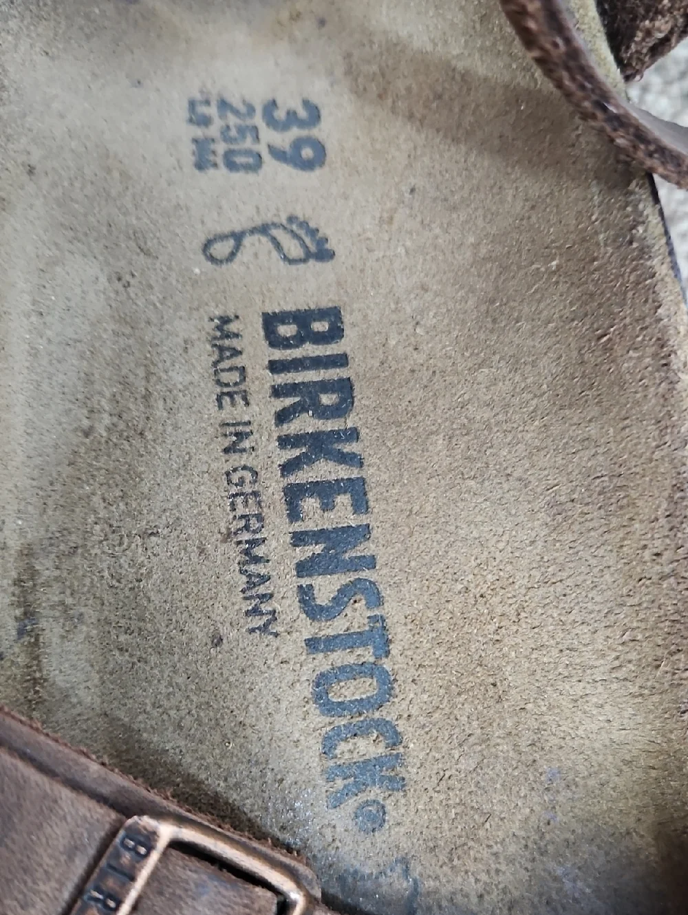Birkenstock Yara Brown Leather Wrap Sandals SZ 39 / 7 Womens